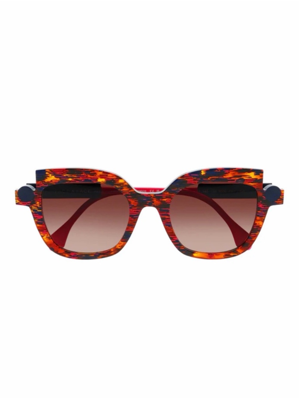 New FACE A FACE SOTSAS 2 8032 Bold Tortoiseshell Cat-Eye Sunglasses, Authentic - Picture 4 of 5